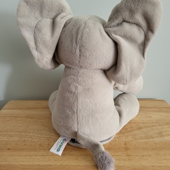 Baby Gund Elephant Animated Flappy Ears Sing and Play Grey - Picture 8 of 9